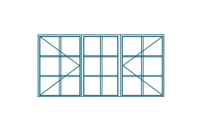 Window Steel C4 with Burglar Bars (𝑊1511x𝐻949mm)-Default Title