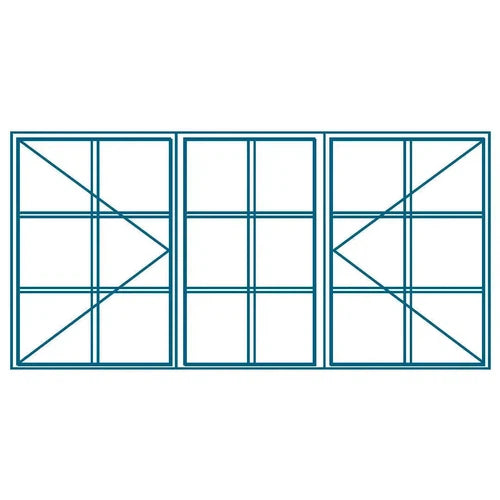 Window Steel C4 with Burglar Bars (𝑊1511x𝐻949mm)-