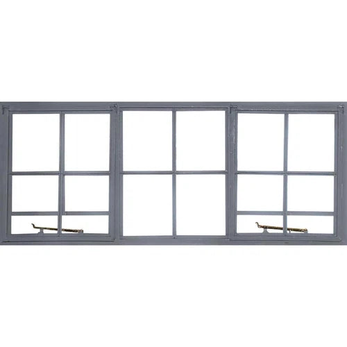 Window Steel E4 with Burglar Bars (𝑊1486x𝐻629mm)-Window Frames-Robmeg-diyshop.co.za