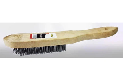 Wire Brush Wood Handleⓓ-Straight-