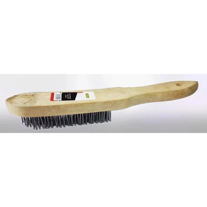 Wire Brush Wood Handleⓓ-Straight-