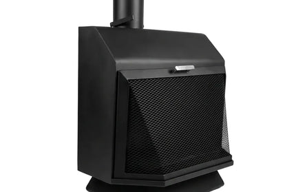 Wood Burning Fireplace Corner eZinkuni-F550/Flue⌀100𝑚𝑚