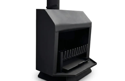 Wood Burning Fireplace Freestanding eZinkuni-550/Flue⌀100𝑚𝑚-