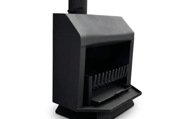 Wood Burning Fireplace Freestanding eZinkuni-550/Flue⌀100𝑚𝑚-