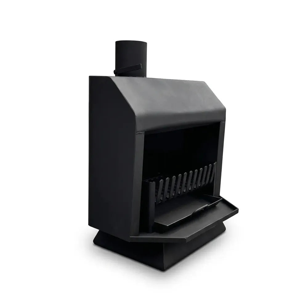 Wood Burning Fireplace Freestanding eZinkuni-550/Flue⌀100𝑚𝑚-