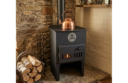 Wood Burning Stove eZinkuni-S370/Flue⌀100𝑚𝑚