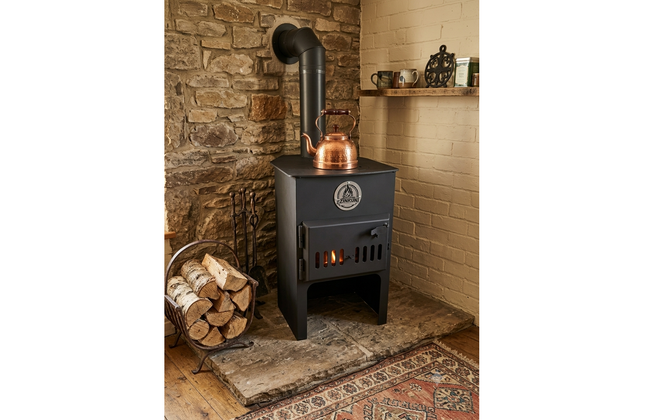 Wood Burning Stove eZinkuni-S370/Flue⌀100𝑚𝑚
