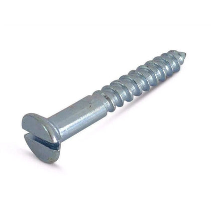 Wood Screw Steel CSK Slotted 𝑝/𝑔ram-M4x38𝑚𝑚(±285/𝐾𝑔)-
