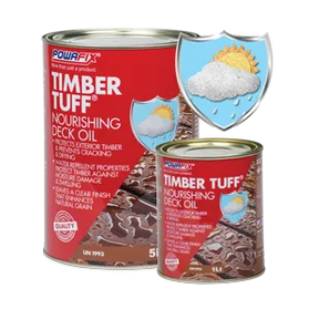 Wood Sealer Linseed Based Timber Tuff Powafix-1ℓ-Clear-Matte