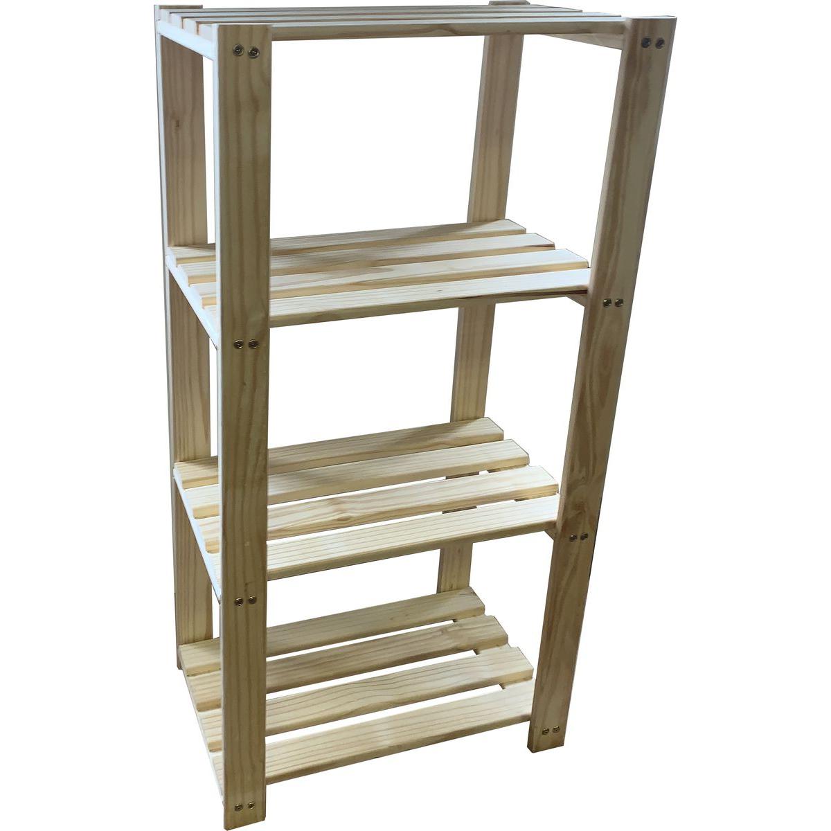 Wooden Shelf Expand a Shelf (Flat Packed) COL-Shelves-Swartland-W600 x H1200 x D450mm-diyshop.co.za