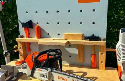 Workbench Toy for Kids Unassembled STIHL-