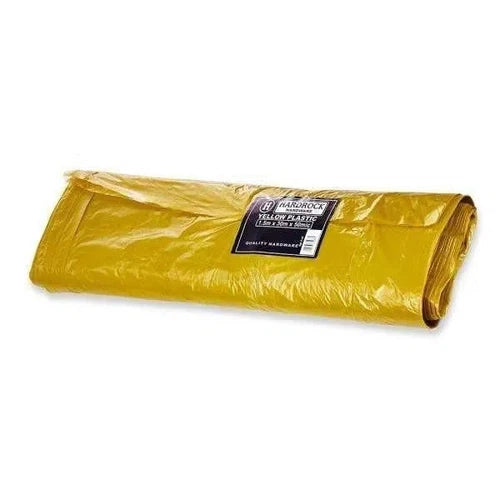 Yellow Plastic Sheet-𝑊1.5x𝐿30m x 𝑇50μm-Yellow-