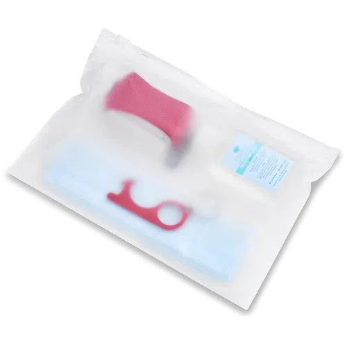 Zip Pouch Frosted-Maxi  22x15𝑐𝑚-𝑝/100
