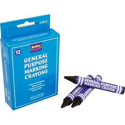 Crayon General Purpose-Rolfes-Yellow-Each-diyshop.co.za