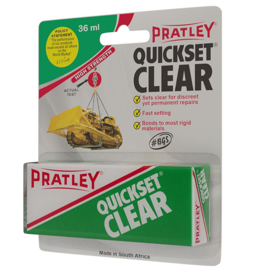 Epoxy Clear Quickset Pratley-Hardware Glue & Adhesives-Pratley-diyshop.co.za