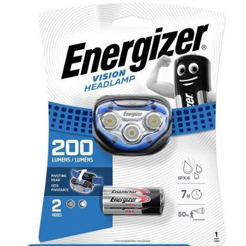 Flashlight Headlamp 200 Lumens Energizer-Flashlights & Headlamps-Energizer-diyshop.co.za