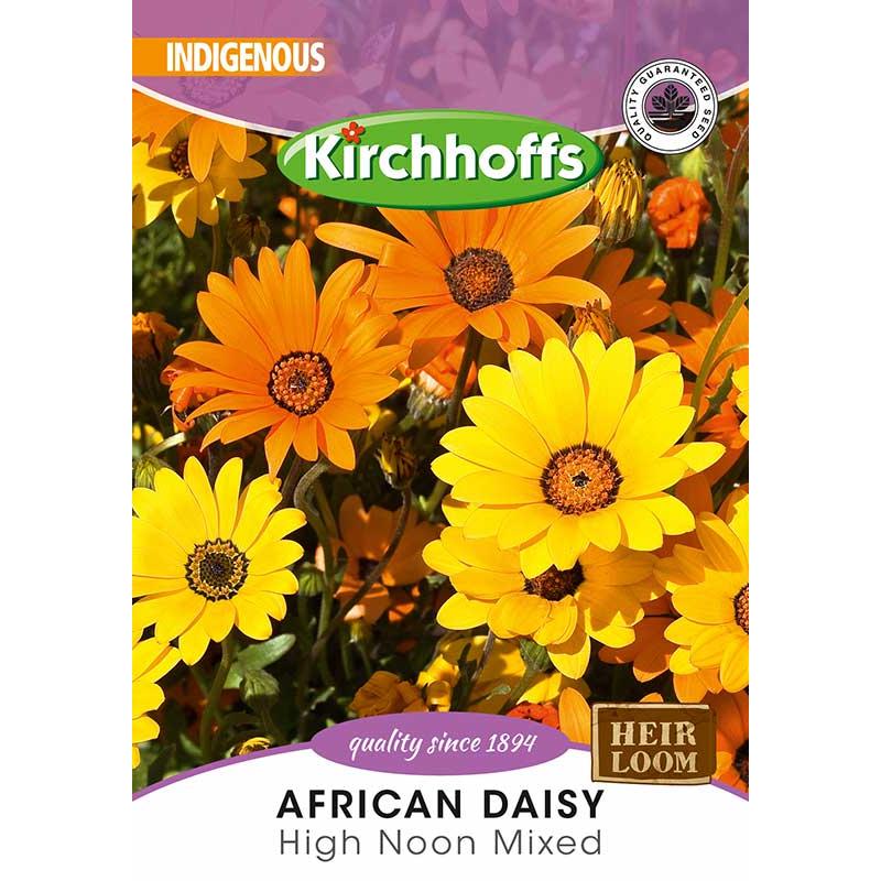 Flower Seed African Daisy Kirchhoffs-Seeds-Kirchhoffs-High Noon Mixed-Picture Packet-diyshop.co.za