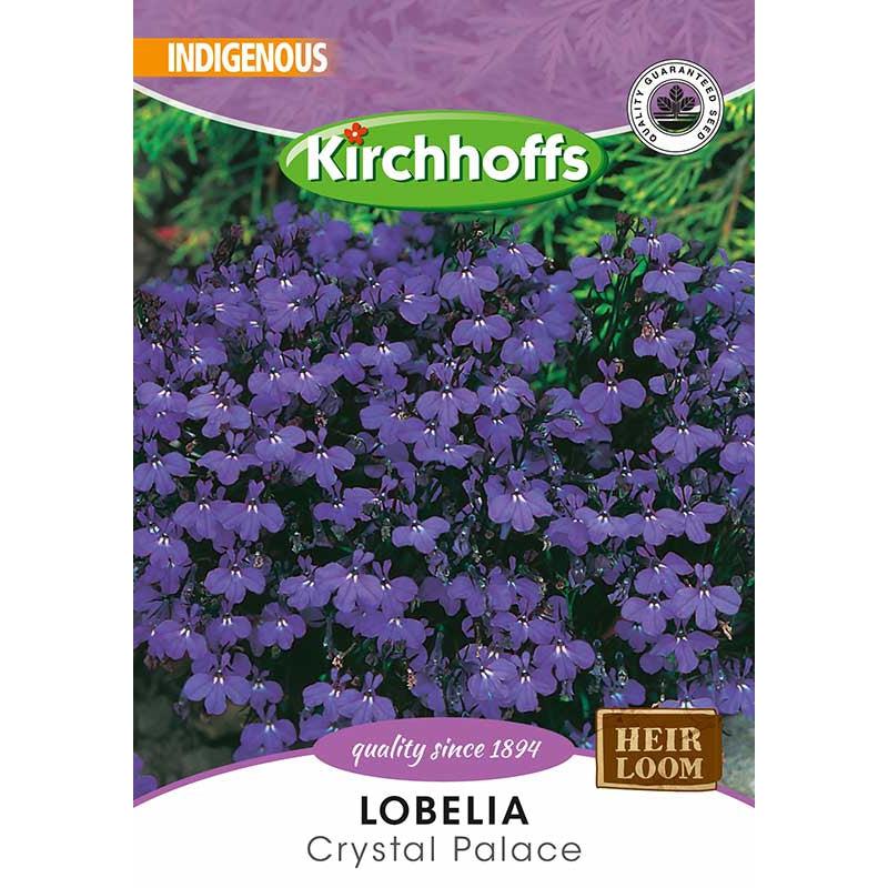Flower Seed Lobelia Kirchhoffs-Seeds-Kirchhoffs-Crystal Palace-Picture Packet-diyshop.co.za