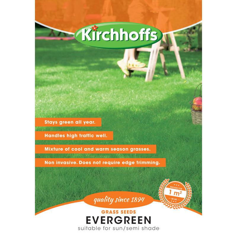 Grass Seed Evergreen Kirchhoffs-Seeds-Kirchhoffs-500𝑔/12.5𝑚²-diyshop.co.za