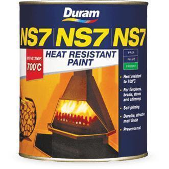 Heat Resistant NS7 Duram-Paint-Duram-1ℓ-Black-diyshop.co.za