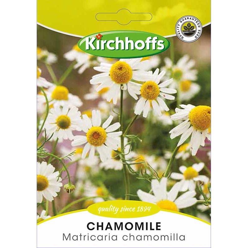 Herb Seed Chamomile Kirchhoffs-Seeds-Kirchhoffs-Matricaria Chamomilla-Picture Packet-diyshop.co.za