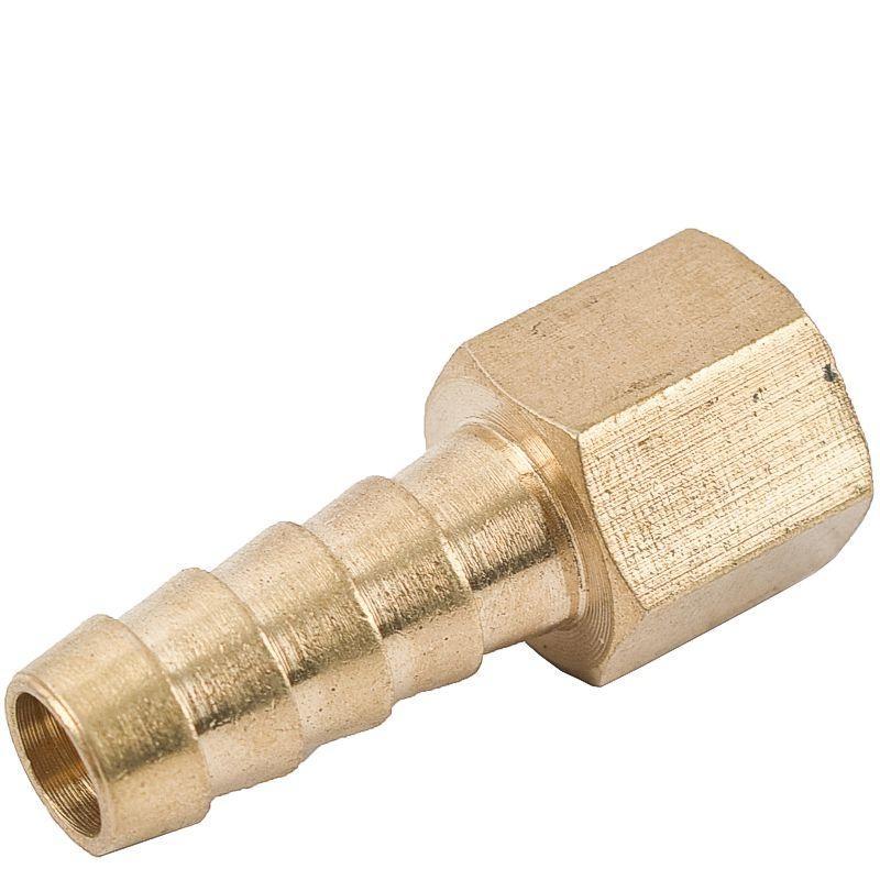 Hosetail Connector Brass Female-Pneumatic Fittings-Air Craft-1/4" x 8mm-diyshop.co.za