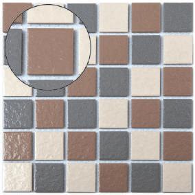 Mosaic (300x300)(48x48)-Tiles-Falcon-FT101 (Grey & Brown)-diyshop.co.za