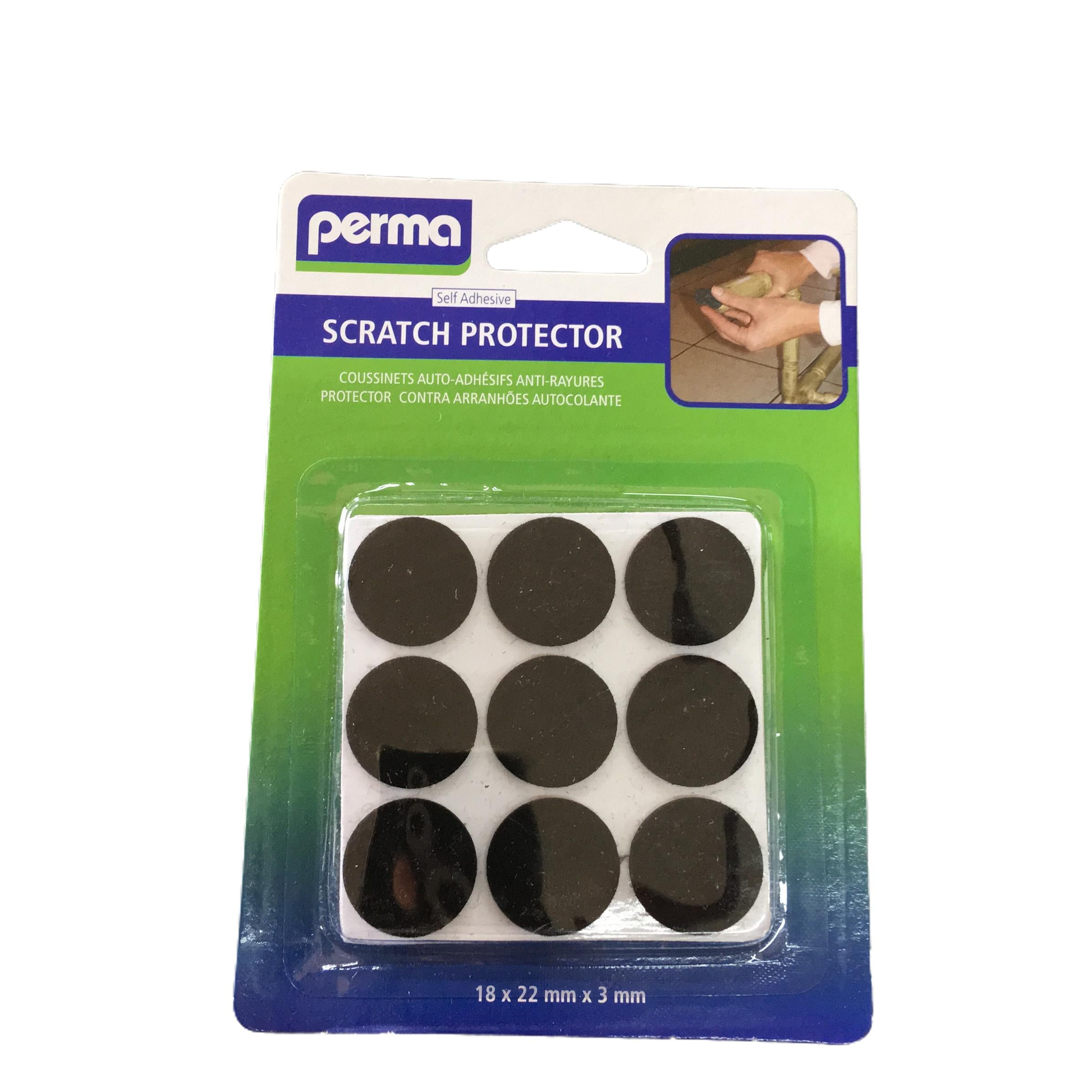 Scratch Protector Felt Perma-Cabinet Accessories-Perma-22mm x 3mm – 18 pads per pack-diyshop.co.za