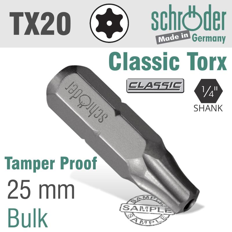 Screwdriver Bit Torx Tamper Proof-Screwdriver Bit-Schroder-diyshop.co.za