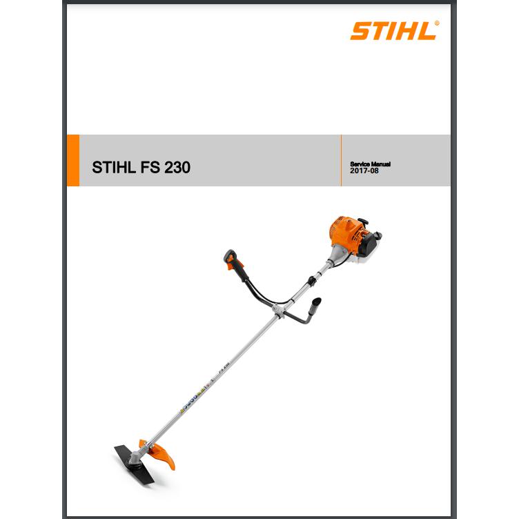 Service Repair Manual FS230 STIHL-Power Tool & Equipment Manuals-STIHL-diyshop.co.za