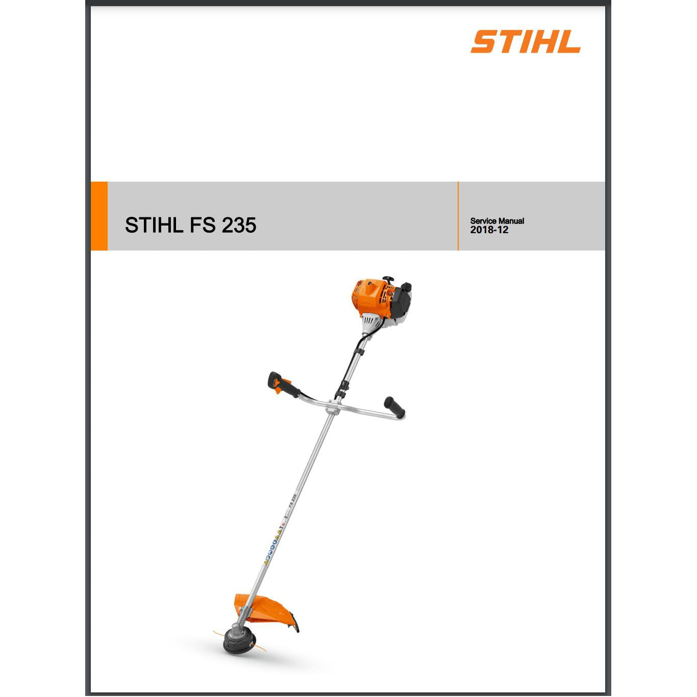 Service Repair Manual FS235 STIHL-Power Tool & Equipment Manuals-STIHL-diyshop.co.za