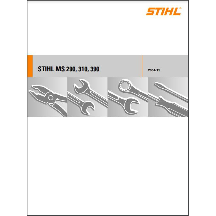 Service Repair Manual MS290/MS310/MS390 STIHL-Power Tool & Equipment Manuals-STIHL-diyshop.co.za