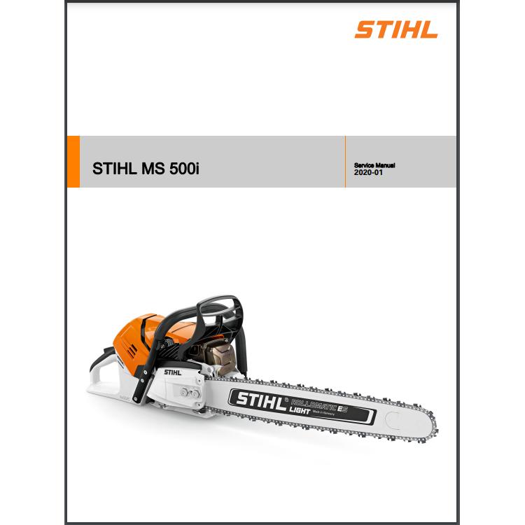 Service Repair Manual MS500i STIHL-Power Tool & Equipment Manuals-STIHL-diyshop.co.za