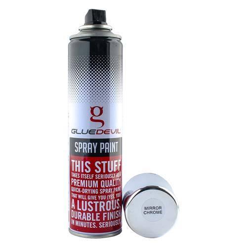 Spray Paint Super Metalic Glue Devil-Spray Paint-Glue Devil-Mirror Chrome-300ml-diyshop.co.za