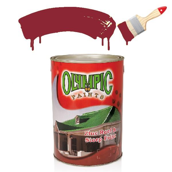 Stoep Paint Olympic-Paint-Olympic-1ℓ-Red-diyshop.co.za