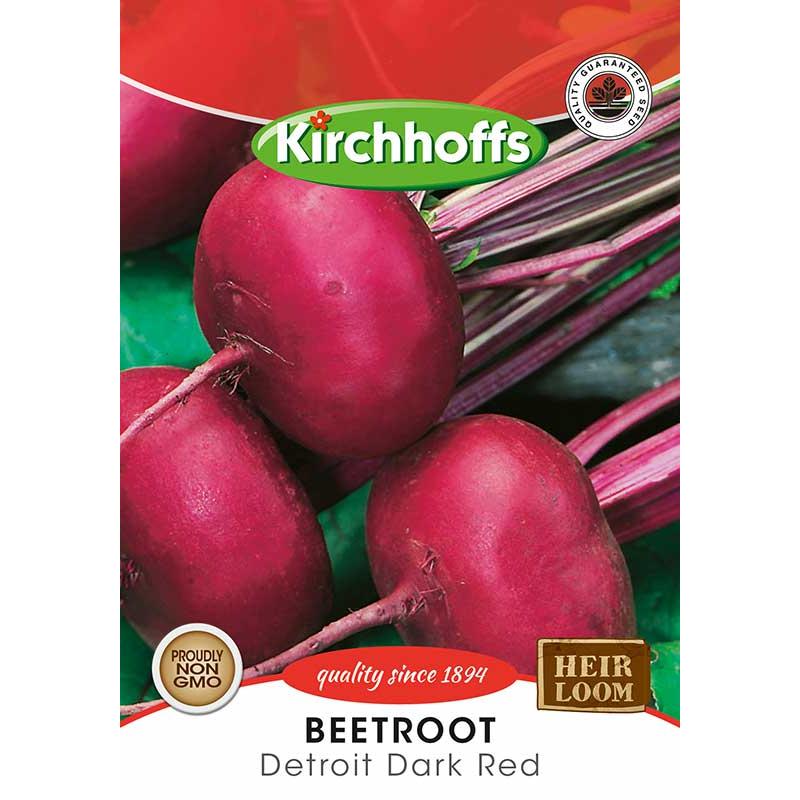Vegetable Seed Beetroot Kirchhoffs-Seeds-Kirchhoffs-Detroit Dark Red-Picture Packet-diyshop.co.za