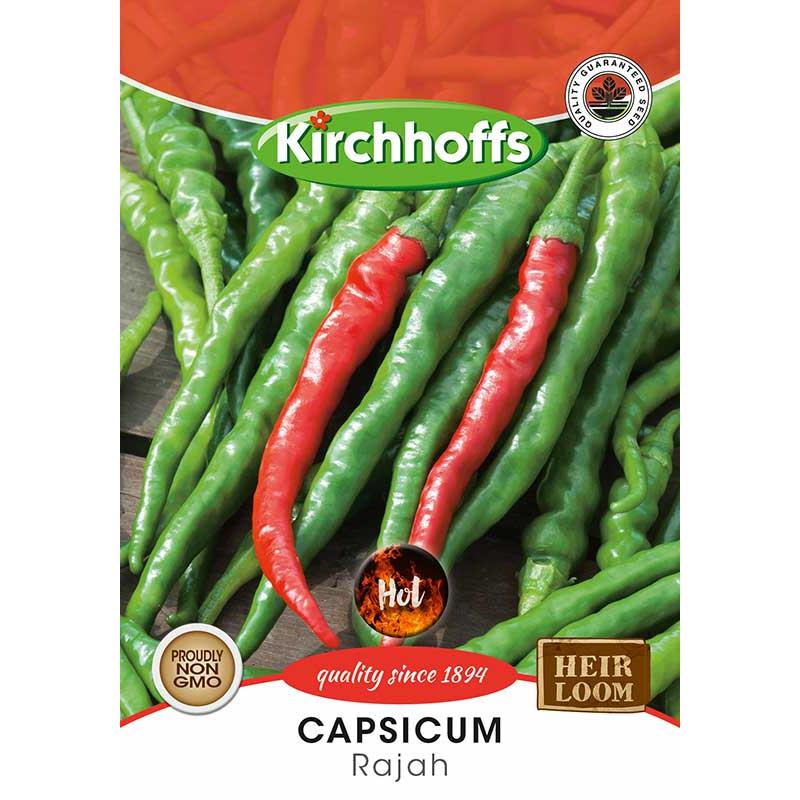 Vegetable Seed Capsicum's Kirchhoffs-Seeds-Kirchhoffs-Rajah-Picture Packet-diyshop.co.za