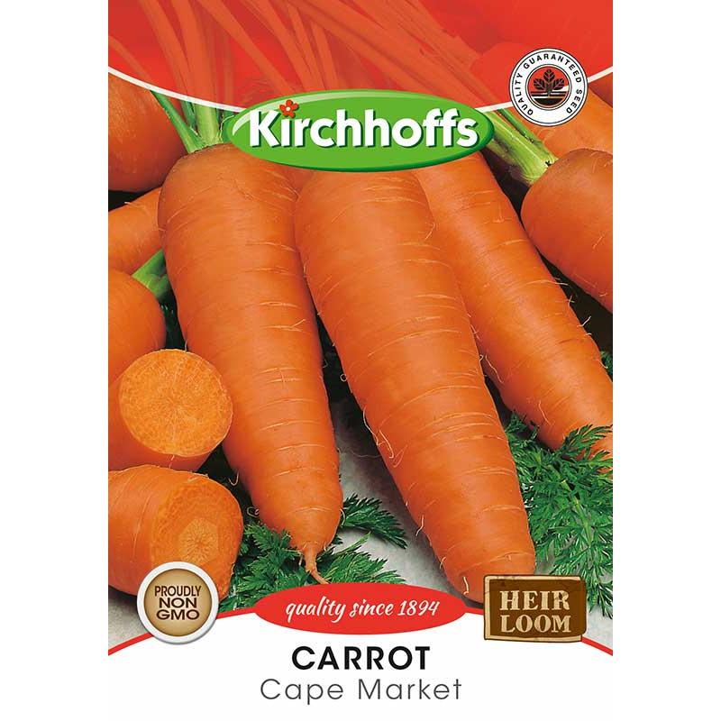 Vegetable Seed Carrot's Kirchhoffs-Seeds-Kirchhoffs-Cape Market-Picture Packet-diyshop.co.za