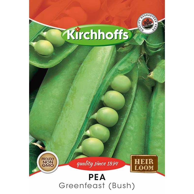 Vegetable Seed Pea's Kirchhoffs-Seeds-Kirchhoffs-Greenfeast-Picture Packet-diyshop.co.za