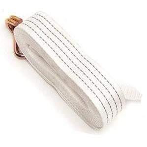 Webbing Belt Tie Down with Buckle-Ropes & Hardware Cable-Archies Hardware-50mm x 9m-White/Orange-diyshop.co.za